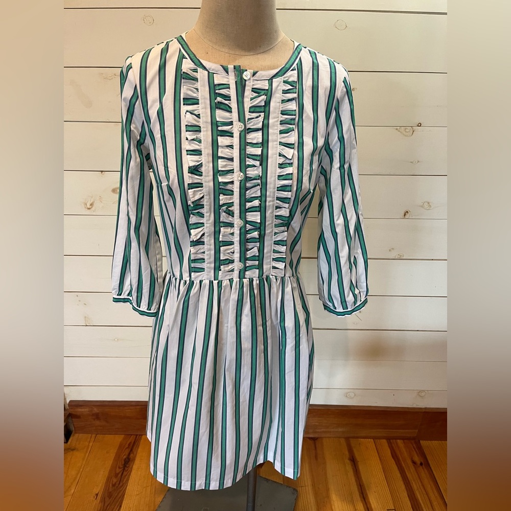 Draper James Ruffle Placket Shift Dress